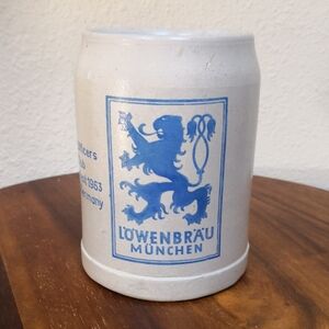 Löwenbräu München Ceramic Beer Stein